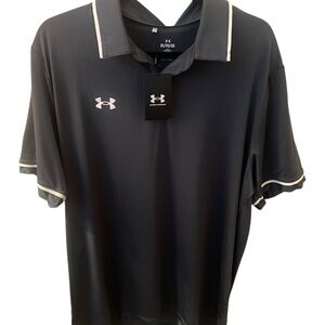 Under Armour Men's Black Polo Shirt